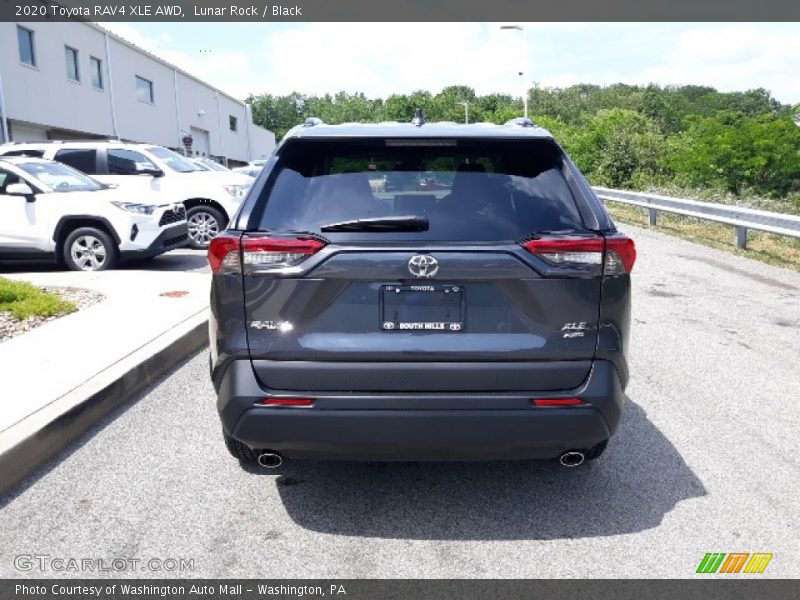 Lunar Rock / Black 2020 Toyota RAV4 XLE AWD