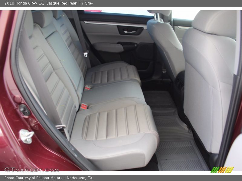Basque Red Pearl II / Gray 2018 Honda CR-V LX