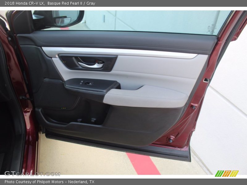 Basque Red Pearl II / Gray 2018 Honda CR-V LX