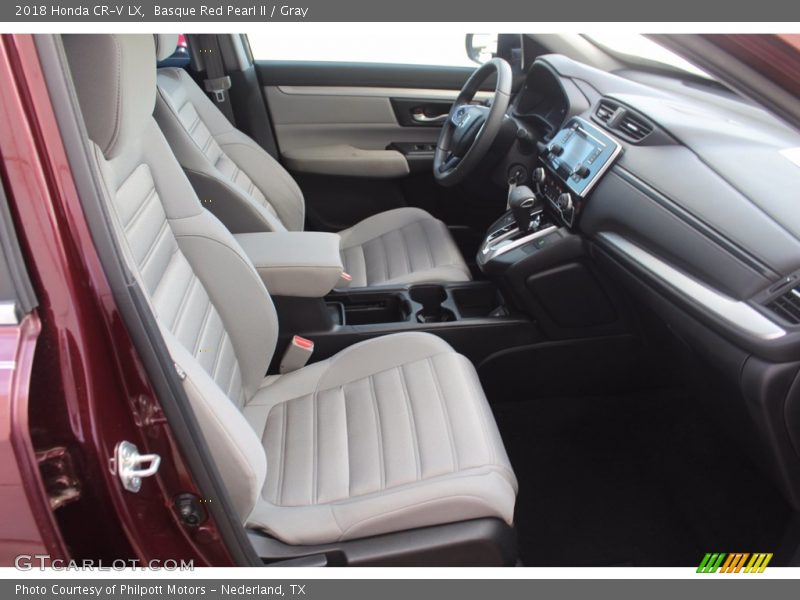 Basque Red Pearl II / Gray 2018 Honda CR-V LX