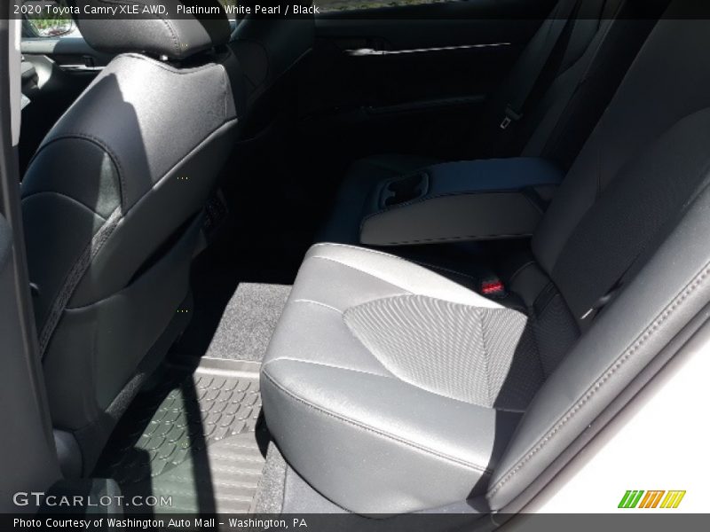 Platinum White Pearl / Black 2020 Toyota Camry XLE AWD