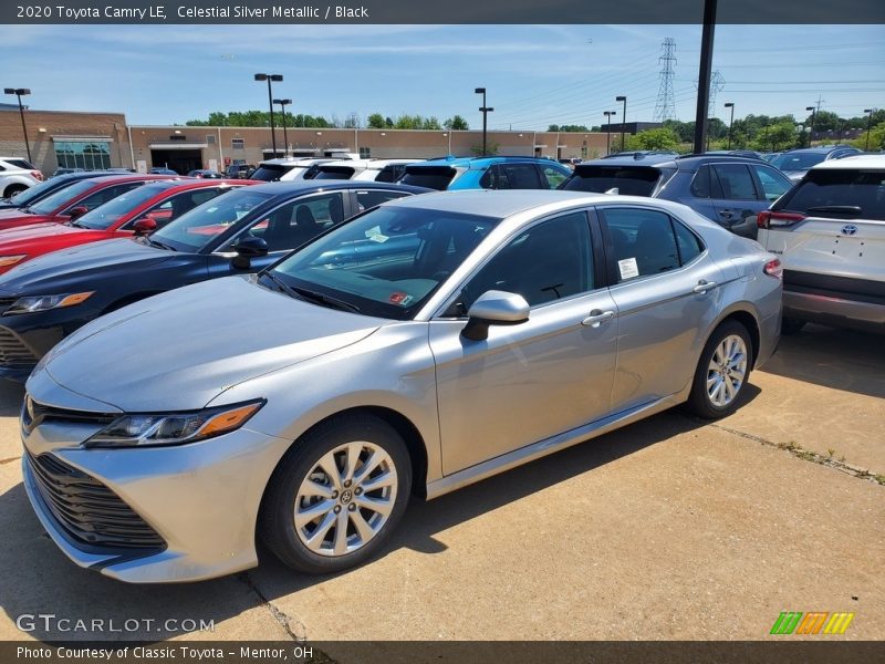 Celestial Silver Metallic / Black 2020 Toyota Camry LE