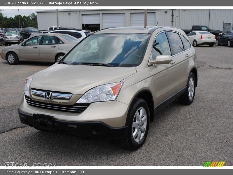 Borrego Beige Metallic / Ivory 2009 Honda CR-V EX-L