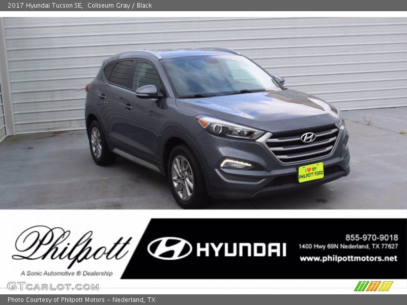 Coliseum Gray / Black 2017 Hyundai Tucson SE