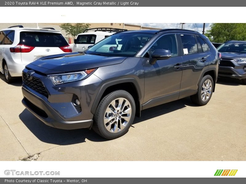 Magnetic Gray Metallic / Light Gray 2020 Toyota RAV4 XLE Premium AWD