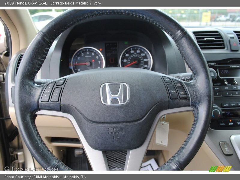 Borrego Beige Metallic / Ivory 2009 Honda CR-V EX-L