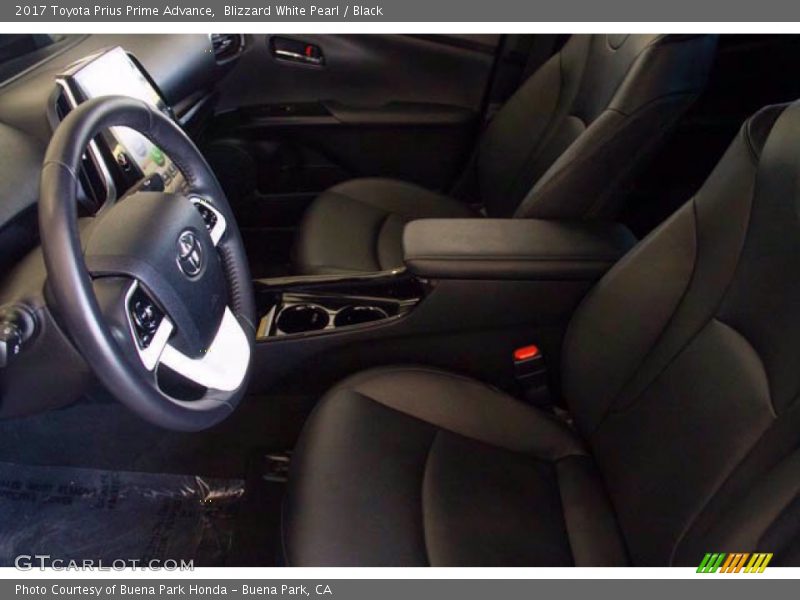 Blizzard White Pearl / Black 2017 Toyota Prius Prime Advance