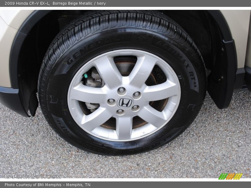 Borrego Beige Metallic / Ivory 2009 Honda CR-V EX-L