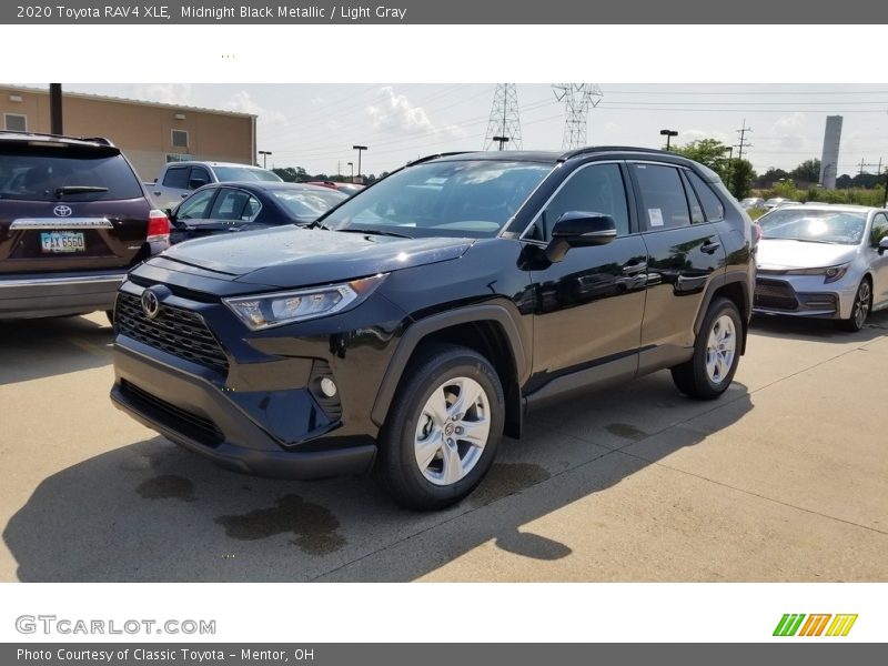 Midnight Black Metallic / Light Gray 2020 Toyota RAV4 XLE