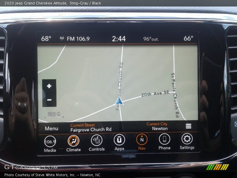 Sting-Gray / Black 2020 Jeep Grand Cherokee Altitude
