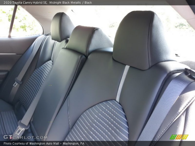 Midnight Black Metallic / Black 2020 Toyota Camry Hybrid SE