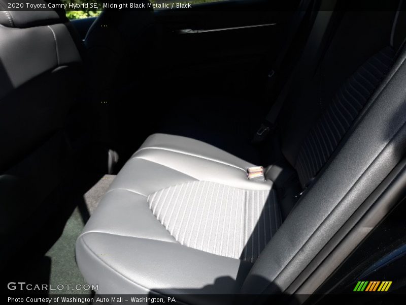 Midnight Black Metallic / Black 2020 Toyota Camry Hybrid SE