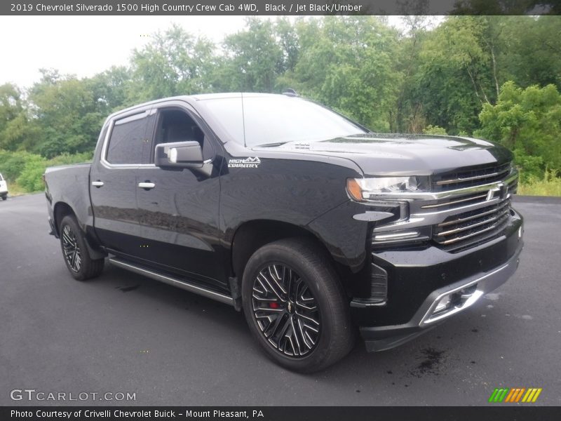 Black / Jet Black/Umber 2019 Chevrolet Silverado 1500 High Country Crew Cab 4WD