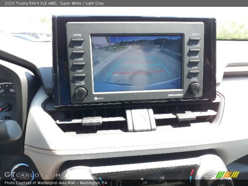 Super White / Light Gray 2020 Toyota RAV4 XLE AWD