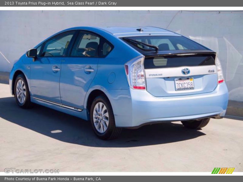 Sea Glass Pearl / Dark Gray 2013 Toyota Prius Plug-in Hybrid