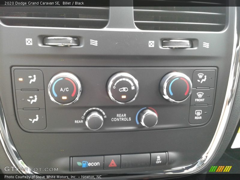 Billet / Black 2020 Dodge Grand Caravan SE