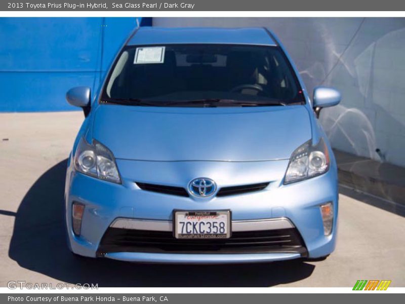 Sea Glass Pearl / Dark Gray 2013 Toyota Prius Plug-in Hybrid