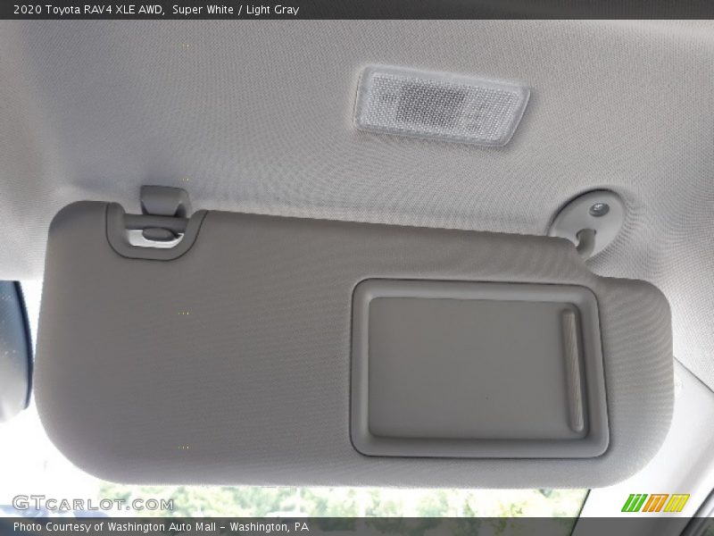 Super White / Light Gray 2020 Toyota RAV4 XLE AWD