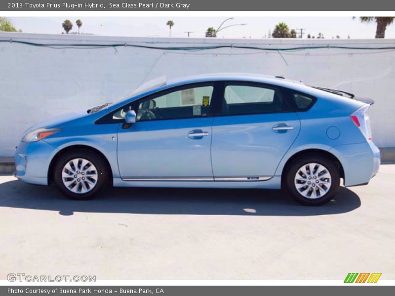 Sea Glass Pearl / Dark Gray 2013 Toyota Prius Plug-in Hybrid