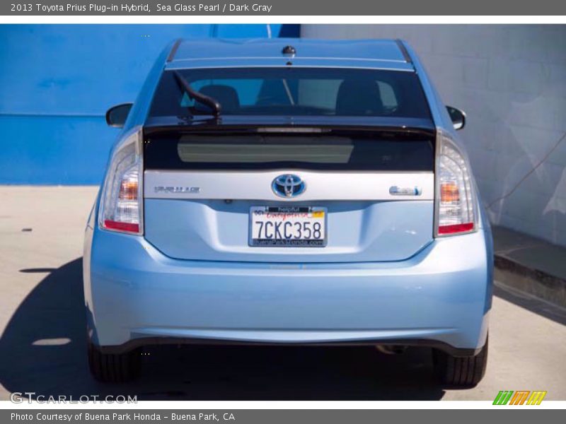 Sea Glass Pearl / Dark Gray 2013 Toyota Prius Plug-in Hybrid