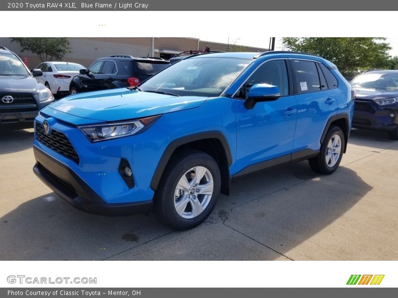 Blue Flame / Light Gray 2020 Toyota RAV4 XLE