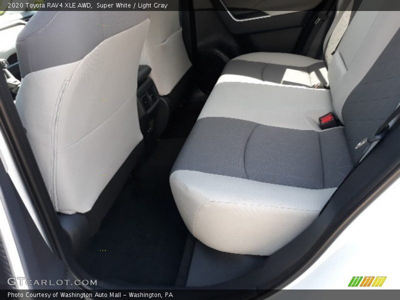 Super White / Light Gray 2020 Toyota RAV4 XLE AWD