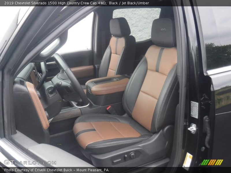 Black / Jet Black/Umber 2019 Chevrolet Silverado 1500 High Country Crew Cab 4WD