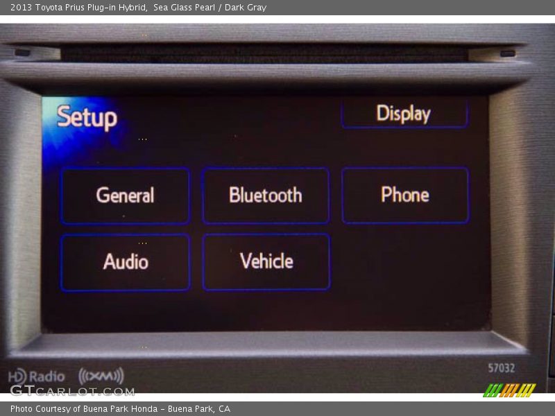 Sea Glass Pearl / Dark Gray 2013 Toyota Prius Plug-in Hybrid