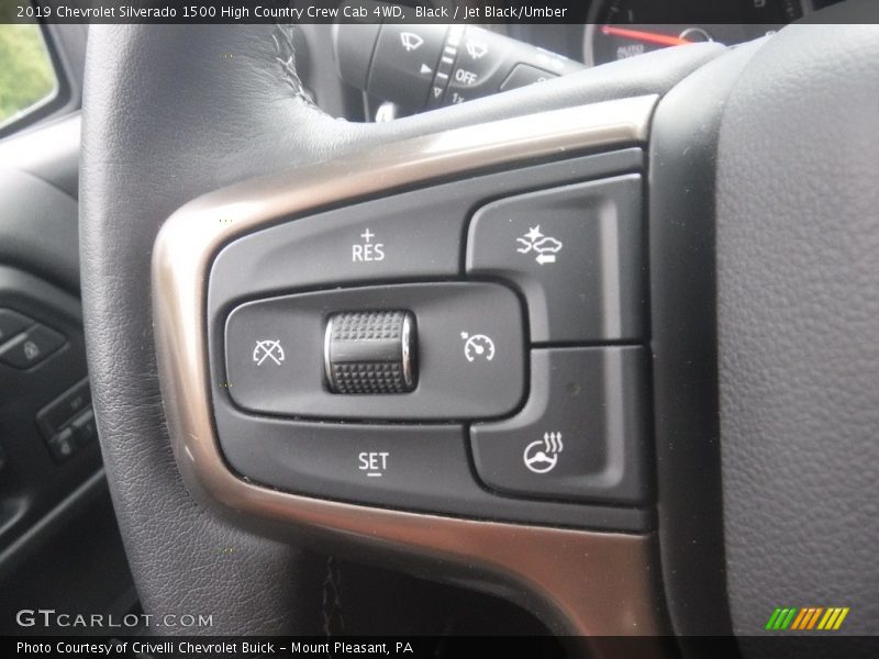 Black / Jet Black/Umber 2019 Chevrolet Silverado 1500 High Country Crew Cab 4WD