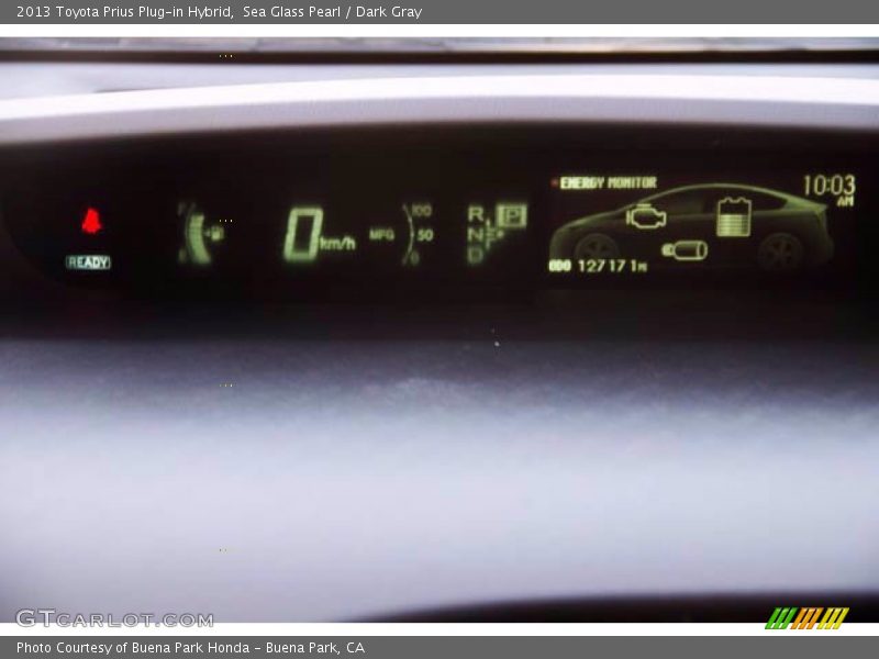 Sea Glass Pearl / Dark Gray 2013 Toyota Prius Plug-in Hybrid