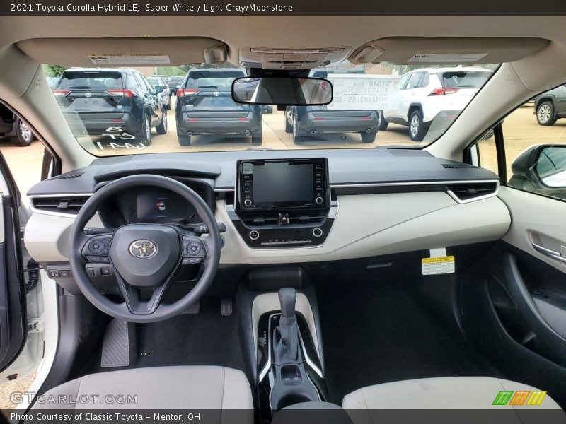  2021 Corolla Hybrid LE Light Gray/Moonstone Interior