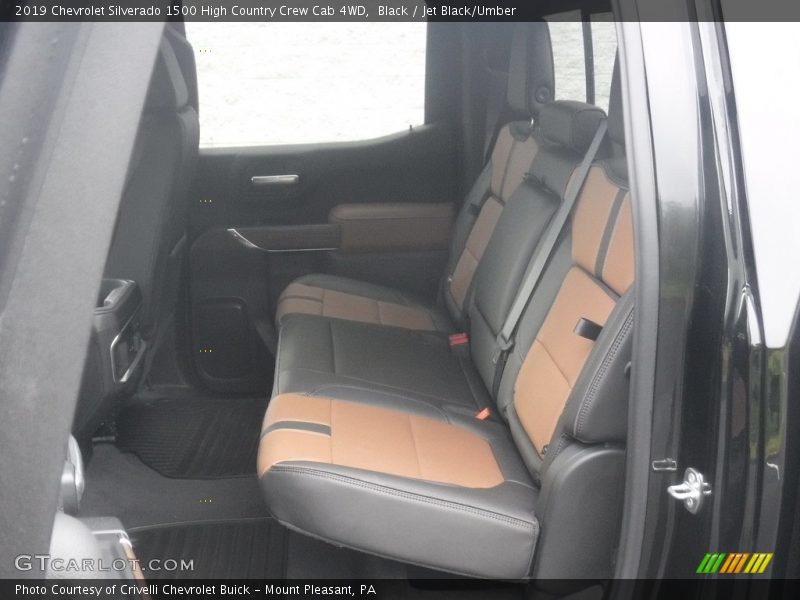 Black / Jet Black/Umber 2019 Chevrolet Silverado 1500 High Country Crew Cab 4WD