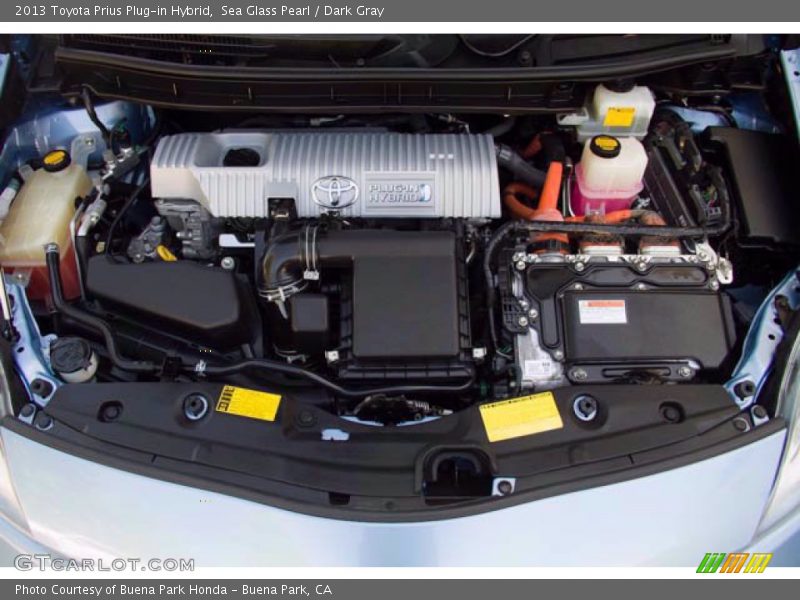 Sea Glass Pearl / Dark Gray 2013 Toyota Prius Plug-in Hybrid