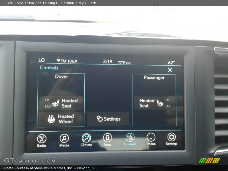 Ceramic Grey / Black 2020 Chrysler Pacifica Touring L