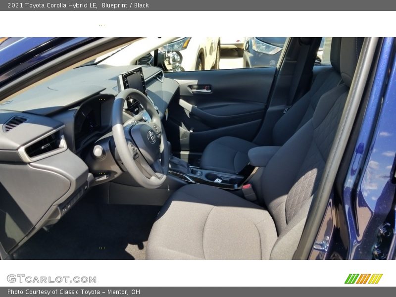 Blueprint / Black 2021 Toyota Corolla Hybrid LE