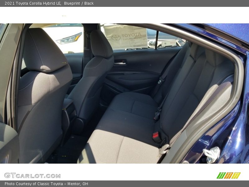 Blueprint / Black 2021 Toyota Corolla Hybrid LE