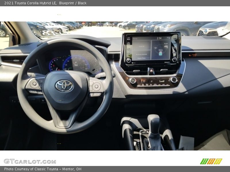 Blueprint / Black 2021 Toyota Corolla Hybrid LE