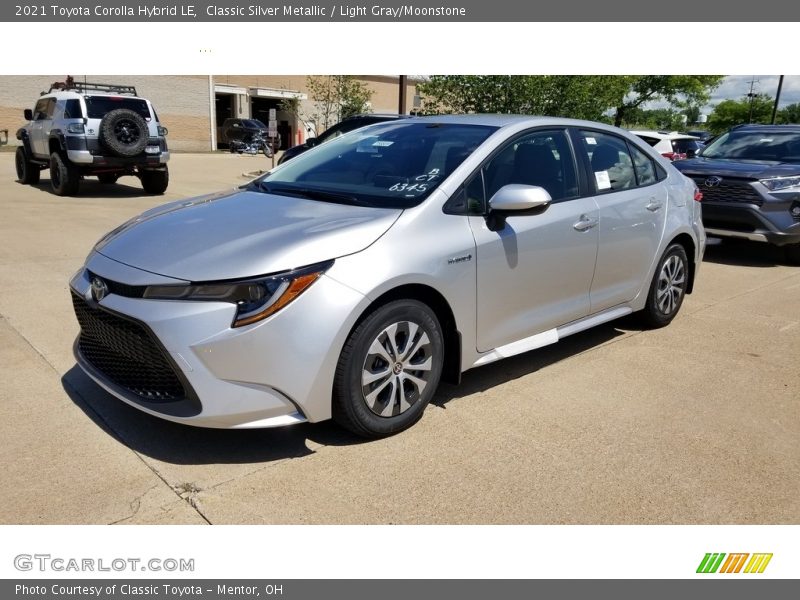 Classic Silver Metallic / Light Gray/Moonstone 2021 Toyota Corolla Hybrid LE