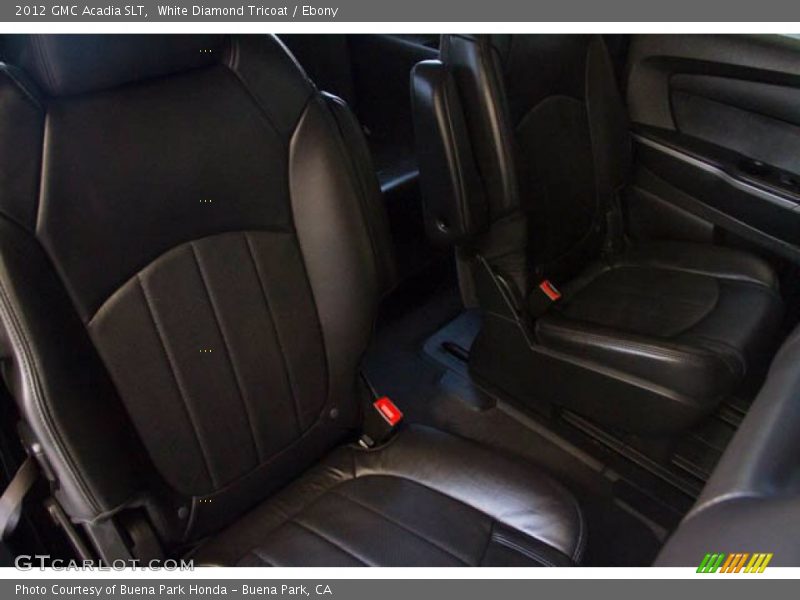 White Diamond Tricoat / Ebony 2012 GMC Acadia SLT