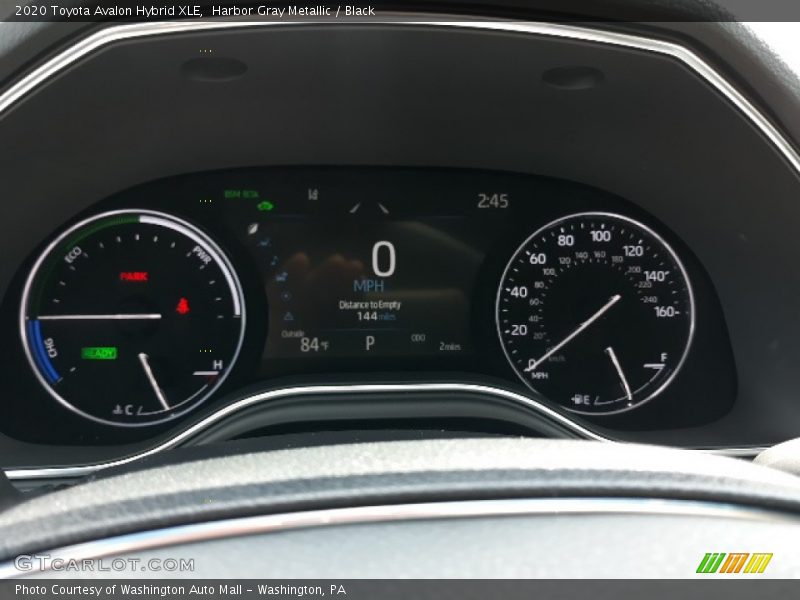 Harbor Gray Metallic / Black 2020 Toyota Avalon Hybrid XLE