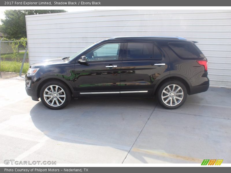 Shadow Black / Ebony Black 2017 Ford Explorer Limited