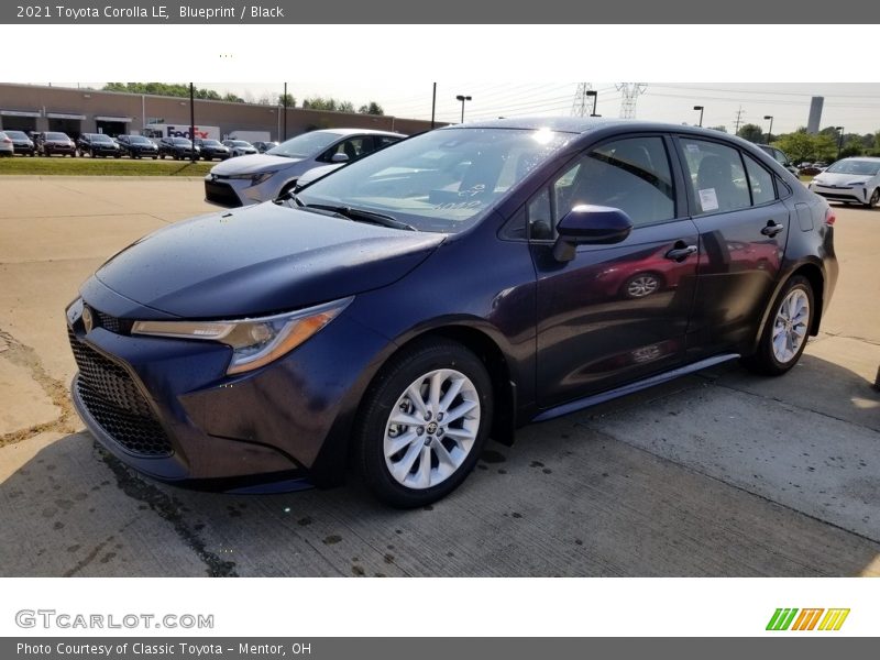 Blueprint / Black 2021 Toyota Corolla LE