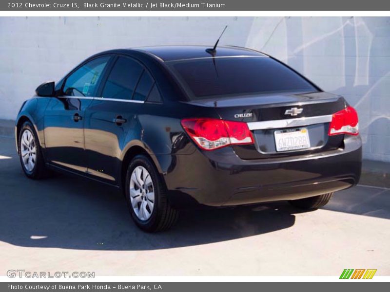 Black Granite Metallic / Jet Black/Medium Titanium 2012 Chevrolet Cruze LS