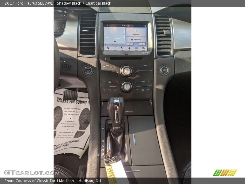 Shadow Black / Charcoal Black 2017 Ford Taurus SEL AWD