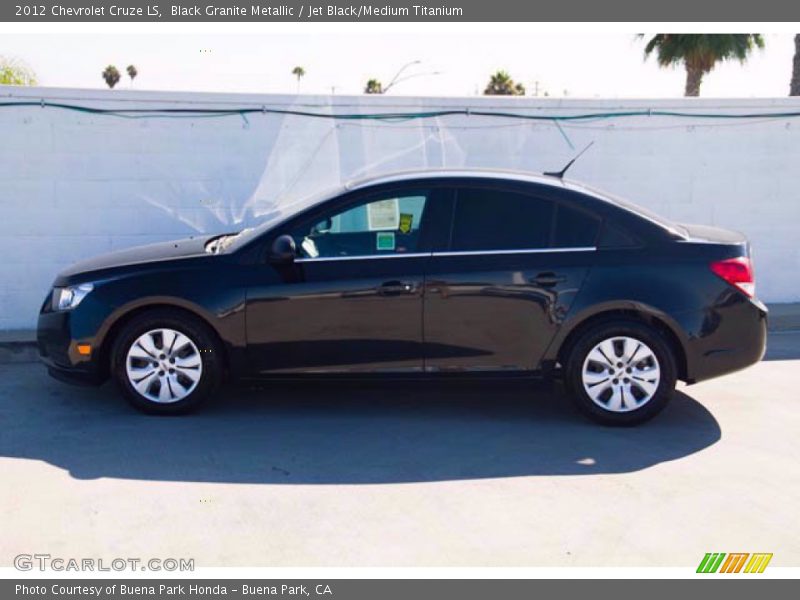 Black Granite Metallic / Jet Black/Medium Titanium 2012 Chevrolet Cruze LS