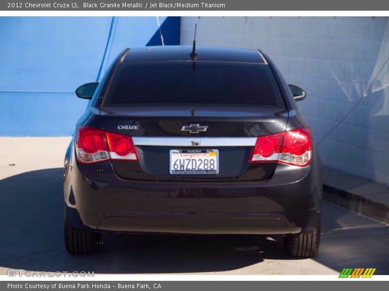 Black Granite Metallic / Jet Black/Medium Titanium 2012 Chevrolet Cruze LS