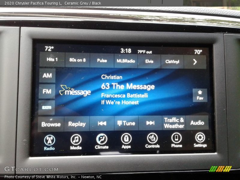 Ceramic Grey / Black 2020 Chrysler Pacifica Touring L