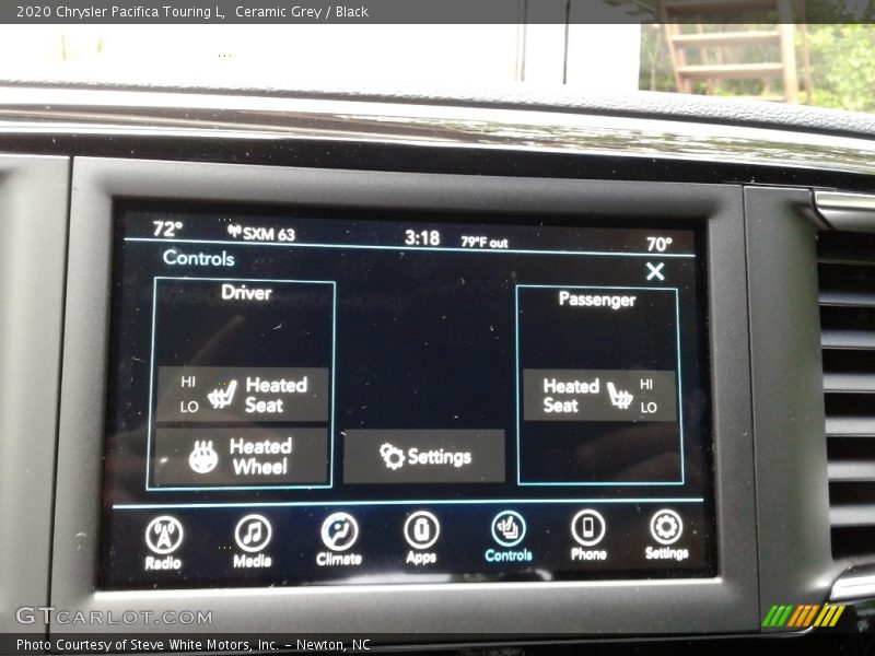 Ceramic Grey / Black 2020 Chrysler Pacifica Touring L