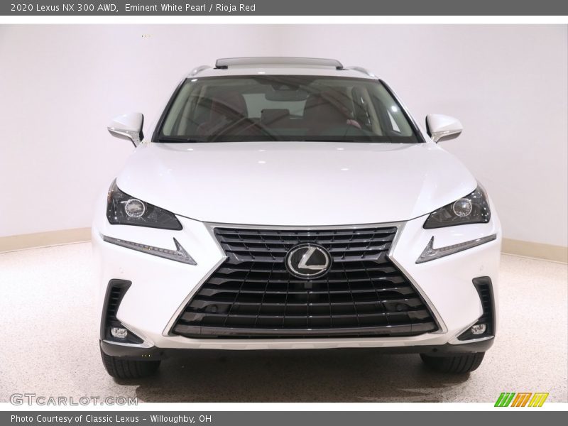 Eminent White Pearl / Rioja Red 2020 Lexus NX 300 AWD