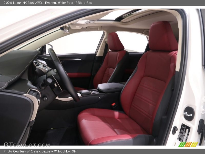 Eminent White Pearl / Rioja Red 2020 Lexus NX 300 AWD